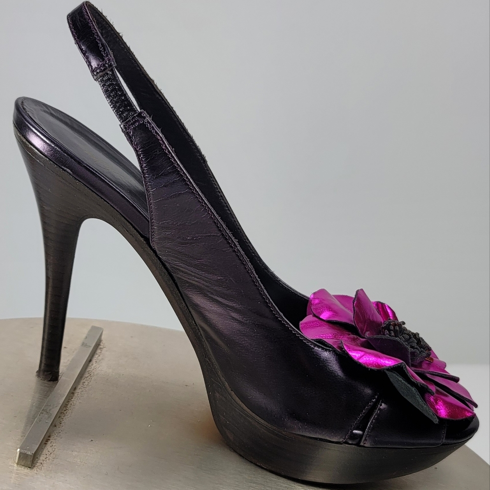 Donald J Pliner Wandie1010 Leather Heels. - Picture 7 of 14